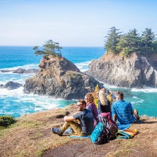 Views of the Pacific Ocean in Brookings, Oregon
