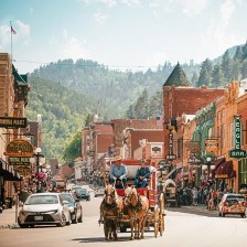 Historic downtown Deadwood, South Dakota