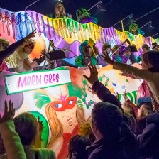 Mardi Gras parade in Shreveport, Louisiana