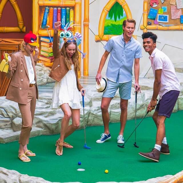 Angry Birds Mini Golf at American Dream in East Rutherford, New Jersey