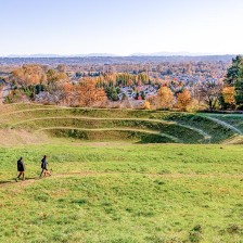 Robert Morris Earthwork public art in SeaTac, Washington