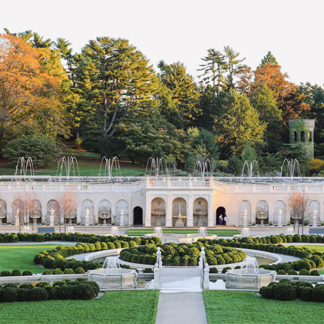 Der Main Fountain Garden der Longwood Gardens in Kennett Square, Pennsylvania