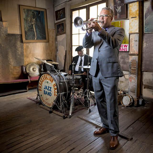 A New Orleans, Louisiana, jazz performance in the French Quarter's Preservation Hall