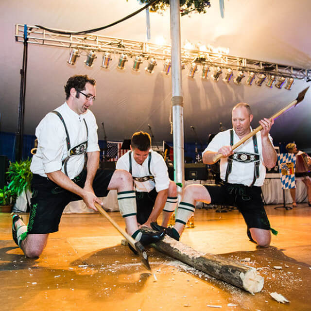Festivities at the Frankenmuth Bavarian Festival in Michigan