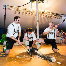Festivities at the Frankenmuth Bavarian Festival in Michigan