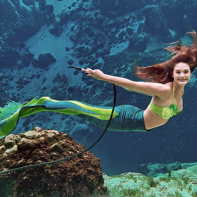 Mermaid shows at Weeki Wachee Springs State Park in Spring Hill, Florida