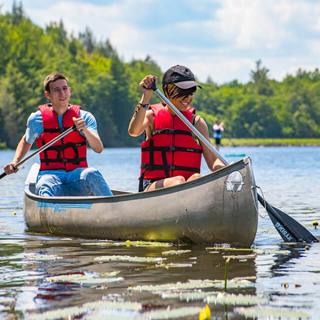 Canoeing in the Catskills of New York