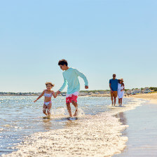Family fun at Ferry Beach in Saco, Maine