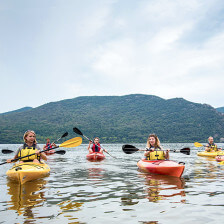 Kayaking the Hudson River in Orange County, New York