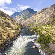 Boating through Hells Canyon, Idaho