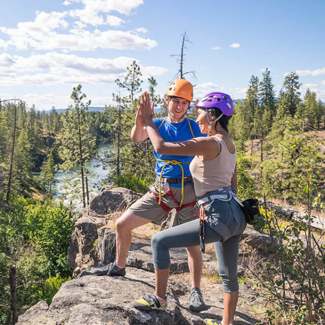 Hiking Q'emiln Park in Post Falls, Idaho
