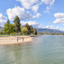 City Beach in Sandpoint, Idaho