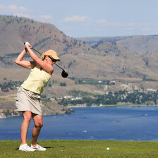 Golfing in Lake Chelan, Washington