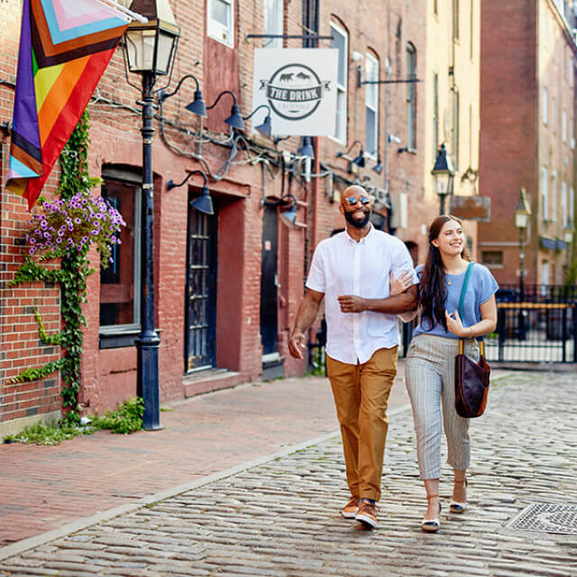Strolling the streets of Portland, Maine