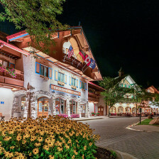 Exterior of the Bavarian Inn Lodge in Frankenmuth, Michigan