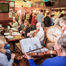 Live music at Nail Creek Pub & Brewery in Utica, New York