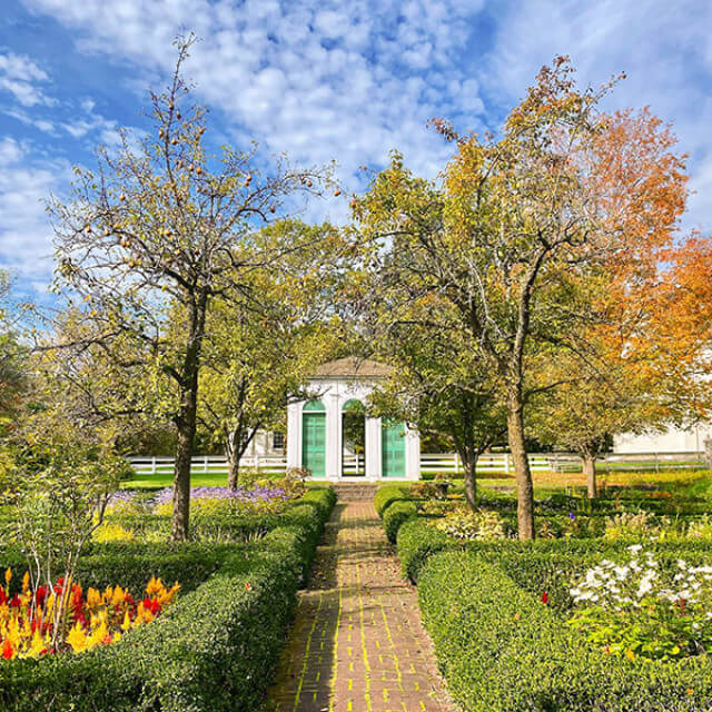 Touring the Genesee Country Village and Museum grounds in Rochester, New York