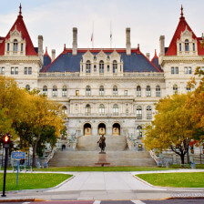 The New York State Capitol in Albany