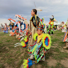 Scenes from the Fort Washakie Pow Wow in Fremont County, Wyoming