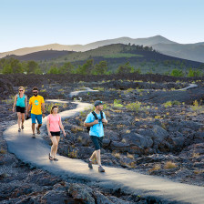 Hiking Craters of the Moon National Monument and Preserve near Arco, Idaho