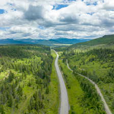 The White Pine Scenic Byway winds through North Idaho