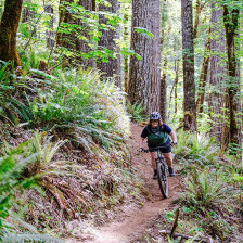 Riding Black Rock Mountain Biking trails in Willamette Valley, Oregon