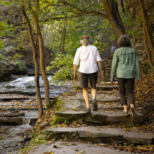 Hiking Cascadilla Gorge in Ithaca, New York