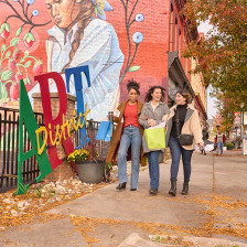 Shopping in Old Town Lansing, Michigan