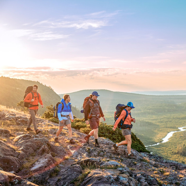 Hiking to Lake of the Clouds in Michigan's Porcupine Mountains Wilderness State Park