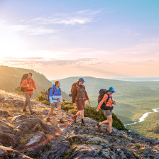 Hiking to Lake of the Clouds in Michigan's Porcupine Mountains Wilderness State Park