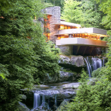 Frank Lloyd Wright's Fallingwater in Pennsylvania's Laurel Highlands