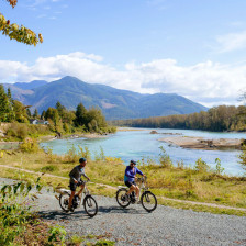 Biking the scenic Cascade Trail in Washington's Skagit Valley